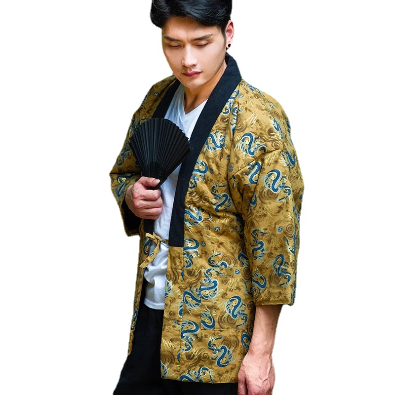 Traditional Winter Japanese Clothing - Кимоно зимнее хаори для мужчин и