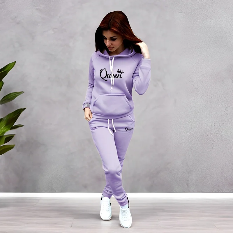 Winter Clothing Women'S - Женский спортивный костюм с принтом 