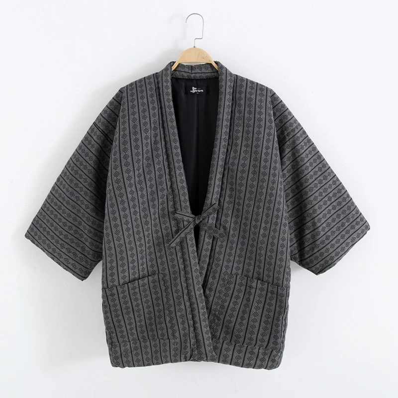 Traditional Winter Japanese Clothing - Новая куртка Хантен для мужчин, традиционный