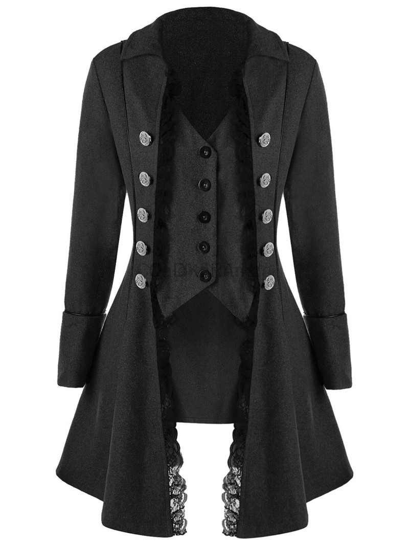 Winter Clothing Women'S - Зимняя женская куртка, готический корсет в