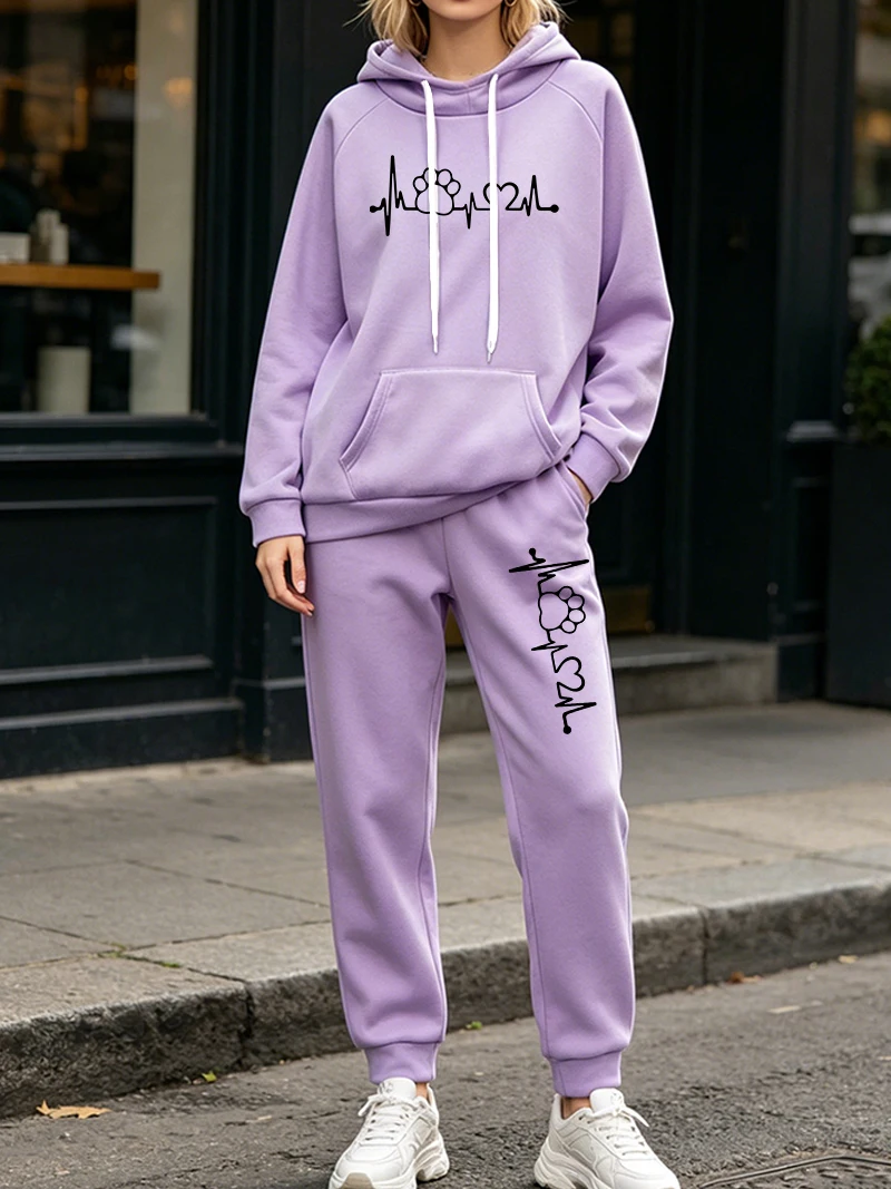 Winter Clothing Women'S - Модный женский комплект из 2 предметов:
