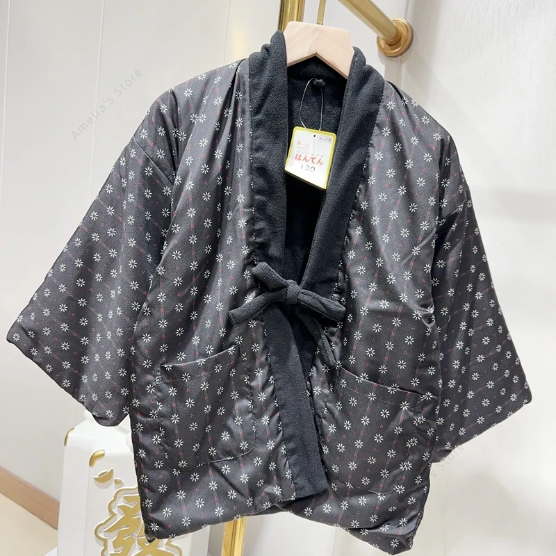 Зимнее пальто Ханте для детей, – обзор и цена Traditional Winter Japanese Clothing