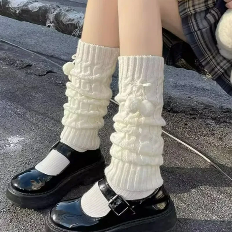 Вязаные гетры в стиле Лолита J – обзор и цена Winter Clothing Leg Warmers