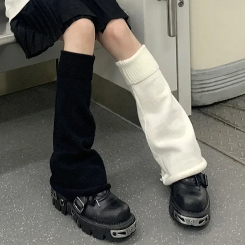 Вязаные длинные женские носки- – обзор и цена Winter Clothing Leg Warmers